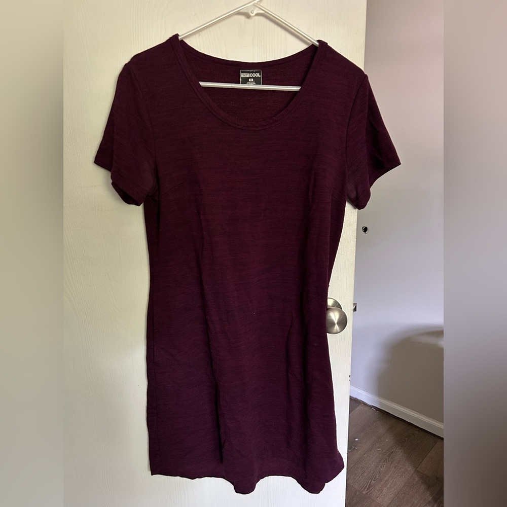 Purple tshirt dress